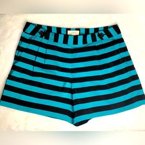 Ann Taylor Loft Stripped Mini Shorts